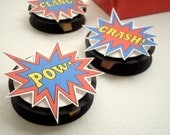SuperHero Party Favor Bag Toppers, Set of Ten Il_170x135