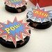 SuperHero Party Favor Bag Toppers, Set of Ten