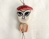Blunne -------- Ceramic Miniature on String--Holiday gift