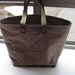 Noa's shopping BAG-------------------100% Cotton------green brown