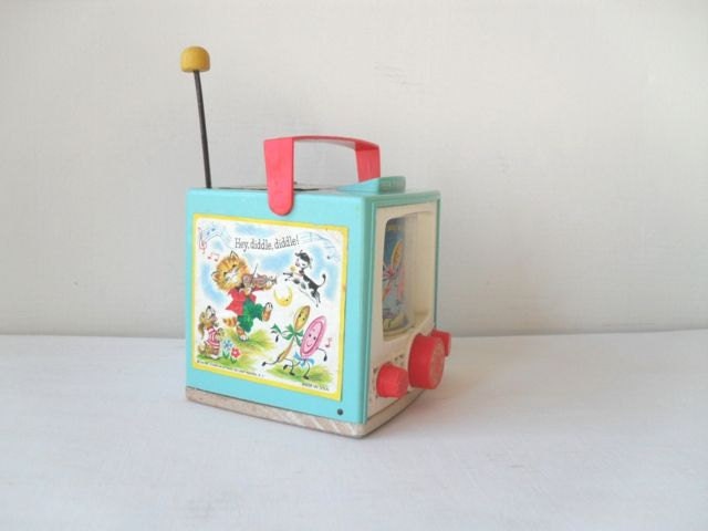 Vintage Fisher Price Toy TV Music Box