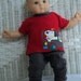 Bitty baby Boy 2 pc fireman Outfit