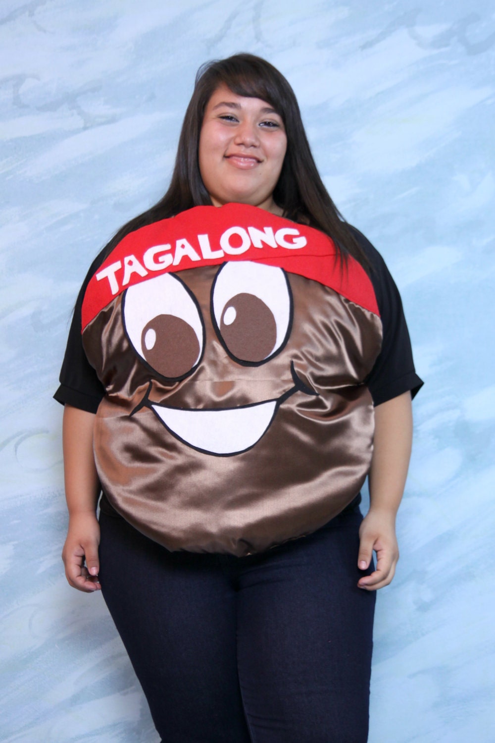 Girl Scout Tagalong Cookie costume