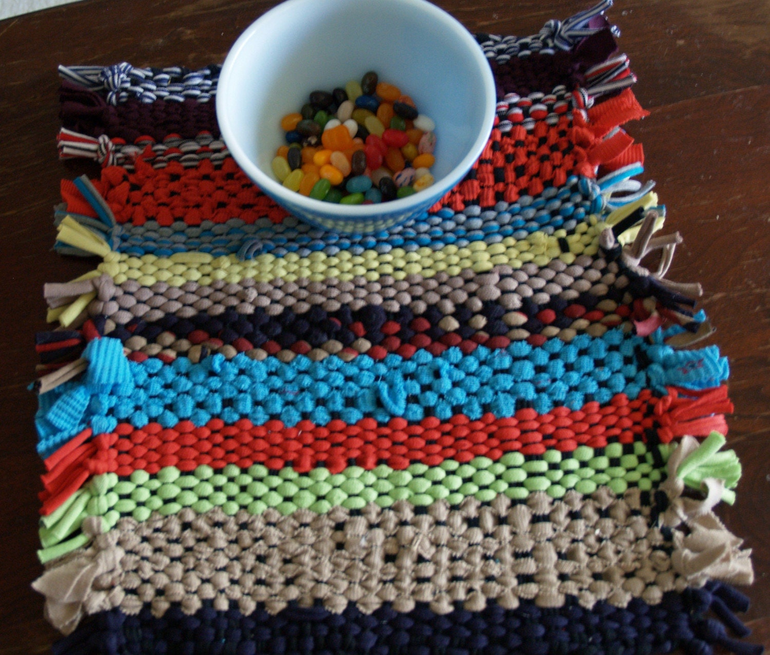 SALE, see shop annoucement. Colorful table rug...