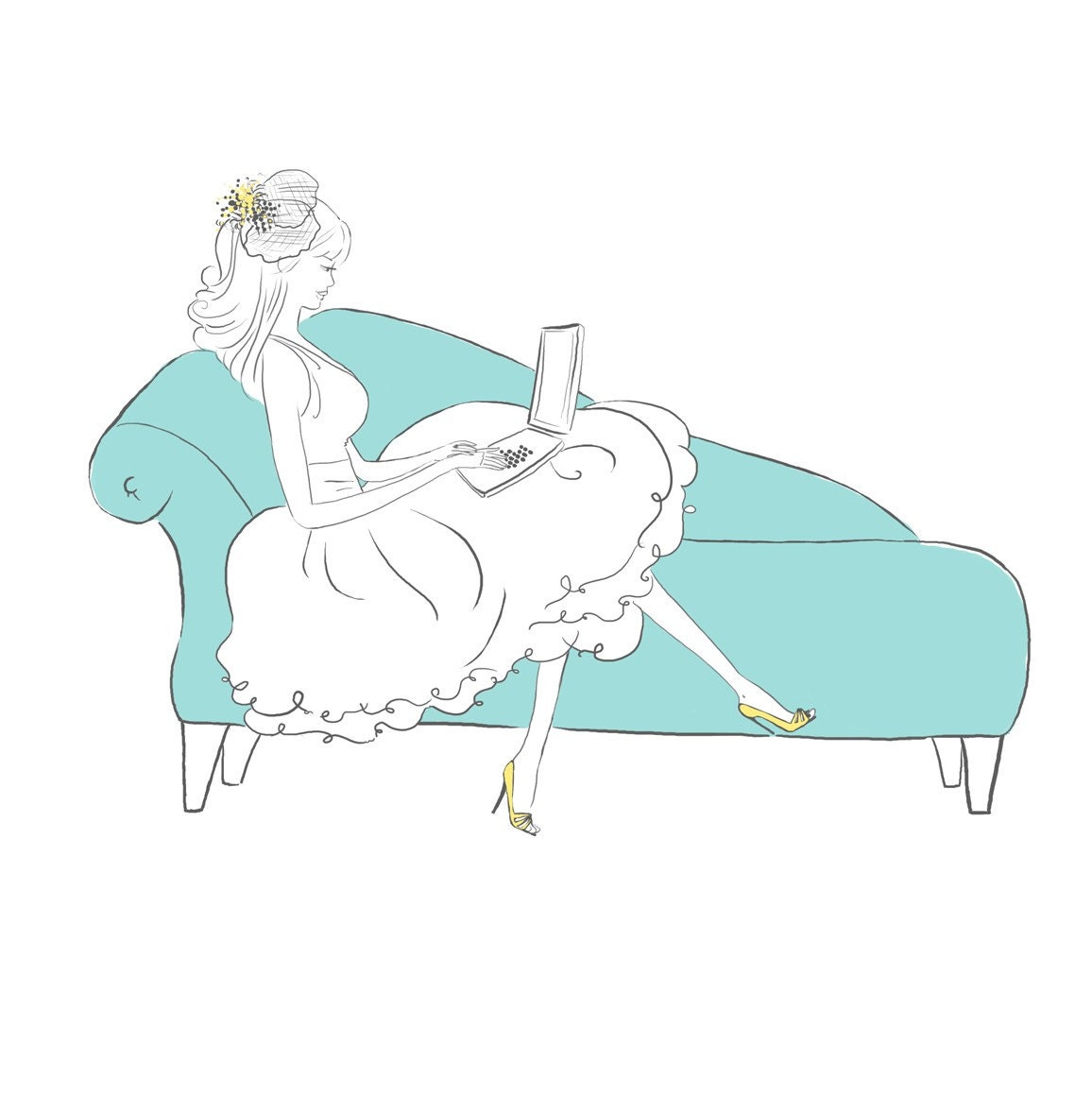 Custom Illustration, Business Card, Blog Header by Reani on Etsy