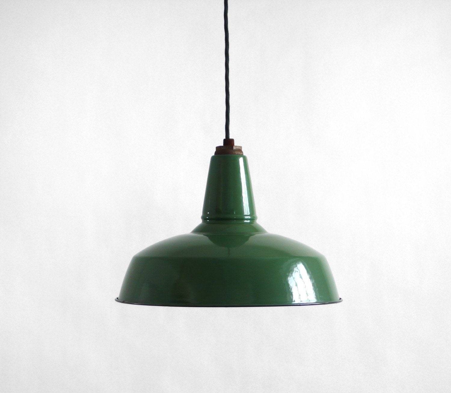 Vintage Green Lamp