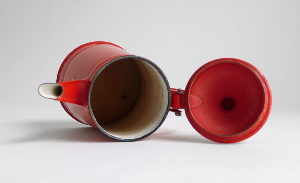 Bright Enamel Teapot