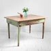 Vintage Wood Farm Dining Table - Mid Century, Modern, Rustic, Shabby Chic
