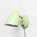 Mid Century Wall Sconce - Modern, Retro, Metal, Kitchen, Sea Foam Green