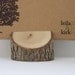 Rustic Set of Wood  Angled Place Card Holders Set of 6    Eclectic Mix