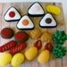 Felt food Japanese style Lunch box set