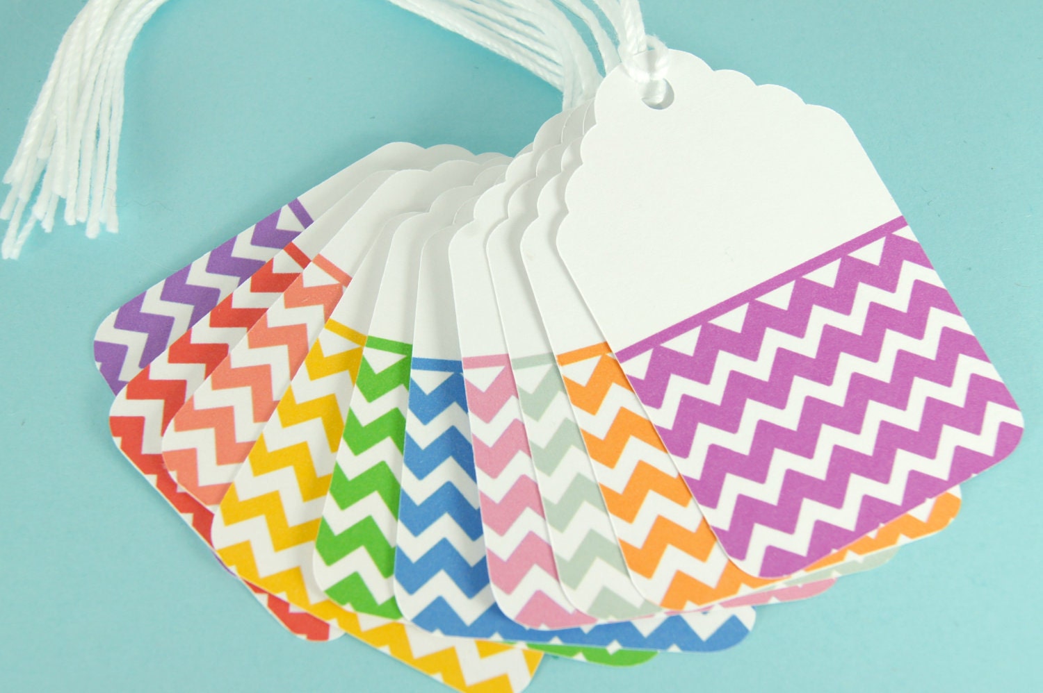 Chevron Hang Tags - T102