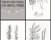 Trois HERBES Collection -Art Culinaire-