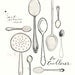 Les Cuilleres 8.5x11 -Art culinaire- Collection