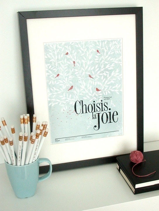 Choisis la joie 13x19 -Pep Art- Collection