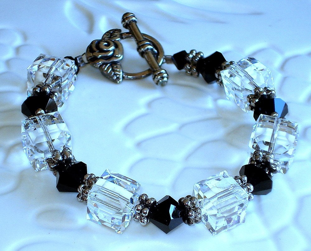 Swarovski Austrian Crystal Cube Bracelet
