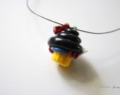 Snow White Cupcake Pendant