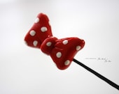 Minnie Mouse Bow Hair Pin