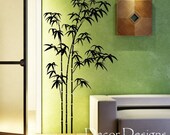SALE SALE  Large Bamboo Vinyl Wall Decal