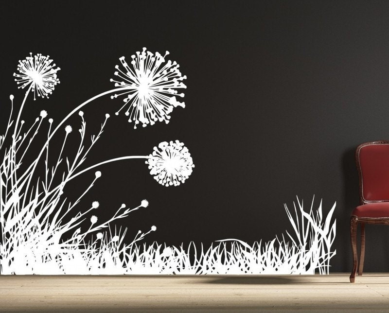 Dandelion Scene Wall Decal