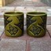 Two Vintage Hornsea John Clappison Three Pig Family Mugs