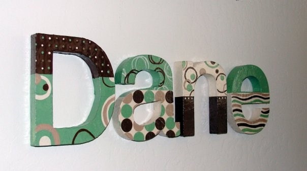 Custom 6 inch Letter