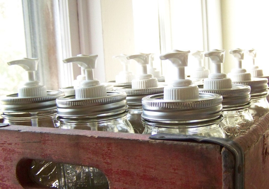 Six Best Performance lids for DIY Mason Jar Soap Dispensers