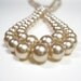 Double Strand, 1940's, Pearl Necklace, Wedding Jewelry