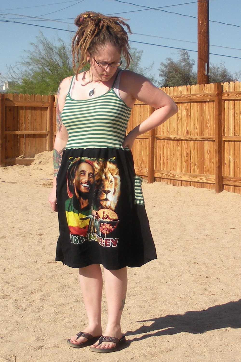 SALE Today Only Bob Marley Legend T Dress Skirt One Love Reggae Rasta