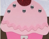 Pink Cupcake Invitation...invitation, thank you card, blank greeting card Il_170x135