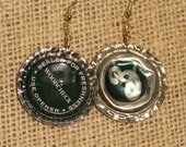 Woodchuck & Brooklyn Brewery Single Beer Cap Earrings