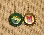 Ting & High Life Single Beer Cap Earrings