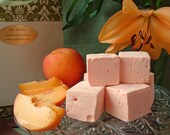 18 Gourmet Peach Marshmallows
