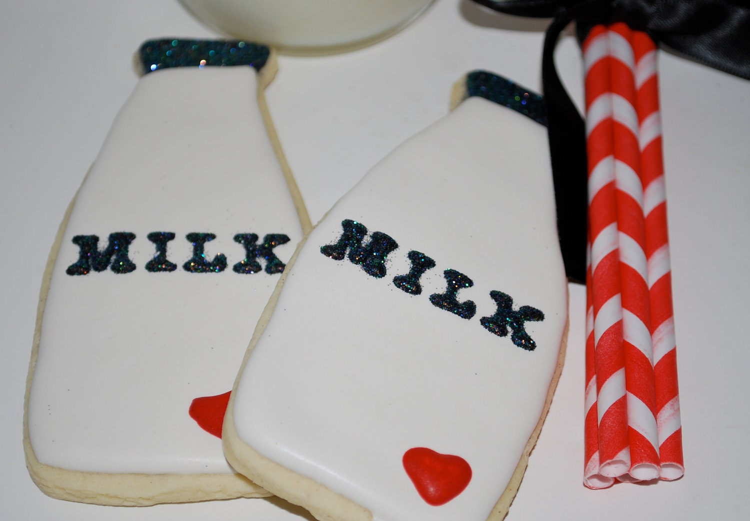 Milk Bottle Decorated Sugar Cookies (12)
