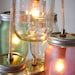 Pretty Pastels Mason Jar Chandelier - Mason Jar Light - Handcrafted UpCycled BootsNGus Hanging Pendant Lighting Fixture