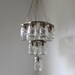 3 tier Mason Jar Chandelier - Mason Jar Lighting - Upside Down Wedding Cake - Handcrafted Upcycled BootsNGus Hanging Pendant Light Fixture