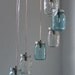 Waterfall Spiral Mason Jar Chandelier - Swag Lamp Handcrafted Upcycled Eco Friendly BootsNGus Hanging Pendant Fixture