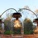 Mason Jar Lights - Banner Style - Modern Industrial Rustic Farmhouse - Handrcrafted Upcycled BootsNGus Lighting Fixture