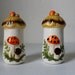 Merry Mushroom Salt and Pepper Shakers - Vintage Sears and Roebuck 1977
