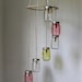 Pink Lemonade - Mason Jar Chandelier Hanging Light Fixture - Spiral Waterfall Rustic Mason Jar Wedding Lighting - BootsNGus Lamp Design