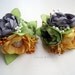 CHERISE handmade fabric floral bouquet shoe clips for weddings, special occasions, gifts for her