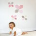 Kids Wall Decal. Petals Fabric Decal