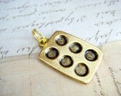 MUFFIN PAN -  Gold Plated Charm