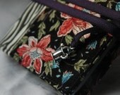 Zebra with flower cardholder B