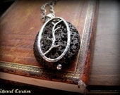 Primitive Stick and Stone Pendant