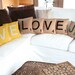 LOVE Scrabble Pillows