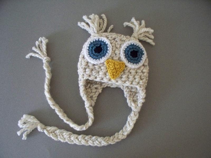 Newborn Owl Hat - Photography Prop