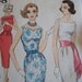 UnCut Vtg 50's Dinner Party Wiggle Dress Simplicity Pattern Size 18 Bust 38