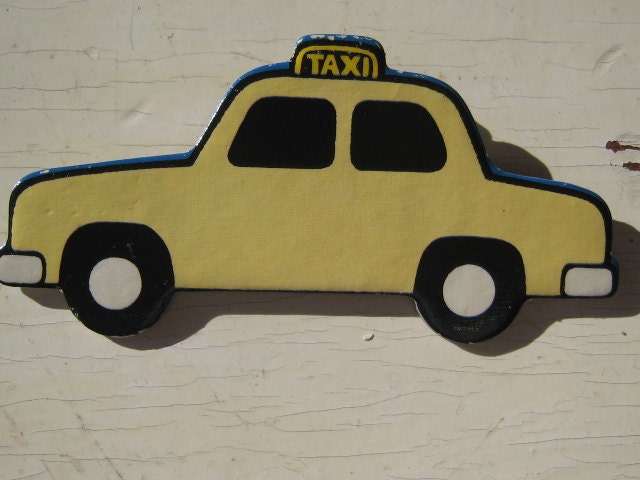 Cardboard Taxi Cab
