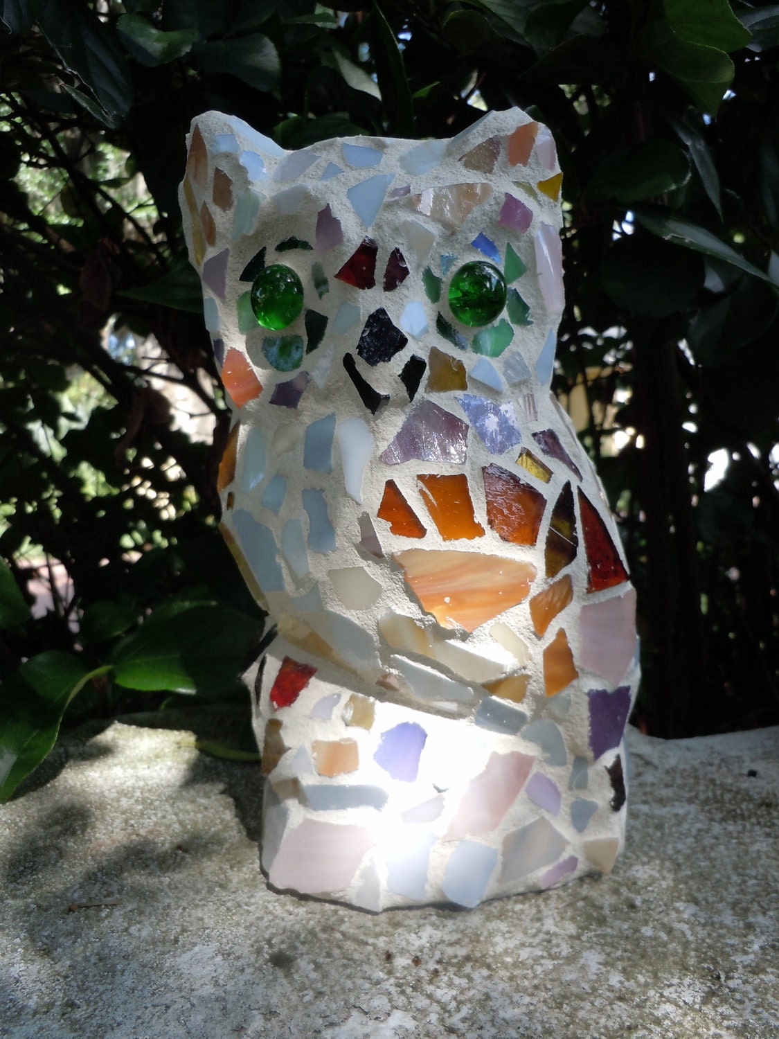 Mosaic Owl for Indoors or Out - Garden or Patio - HORTON OOAK